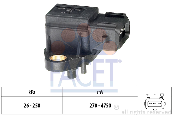 Sensor Saugrohrdruck DELPHI PS10139 