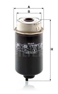 Mann Filter WK8163 Kraftstofffilter 
