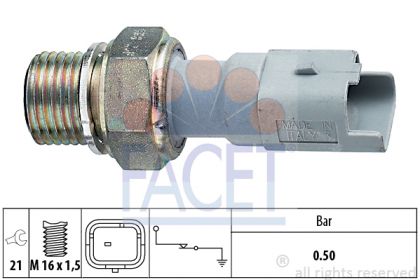 FACET Öldruckschalter Öldrucksensor Sensor Schalter Öldruck 0,5 bar