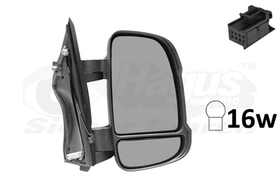 Spiegelglas Rechts Außenspiegel Spiegel beheizt passend für Jumper Ducato  Boxer